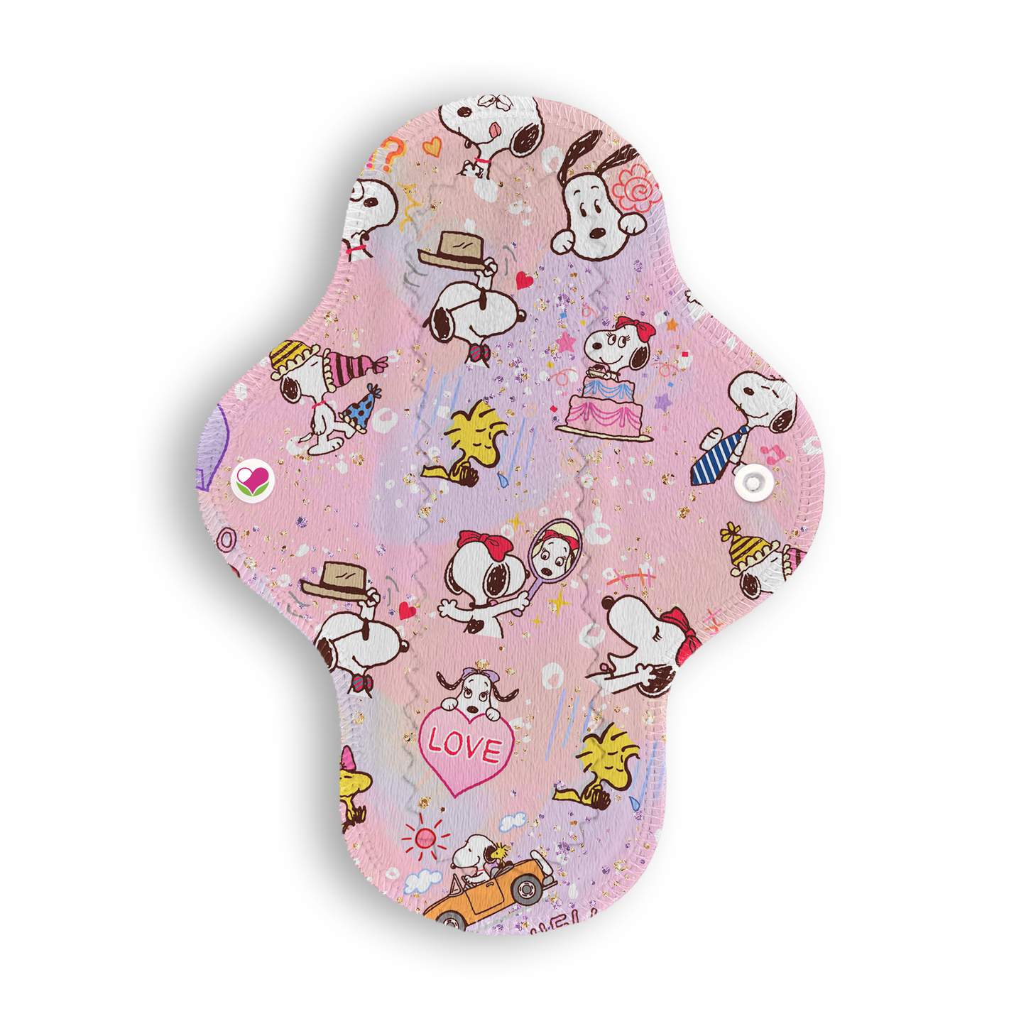 Ligera snoopy rosa 22 cms