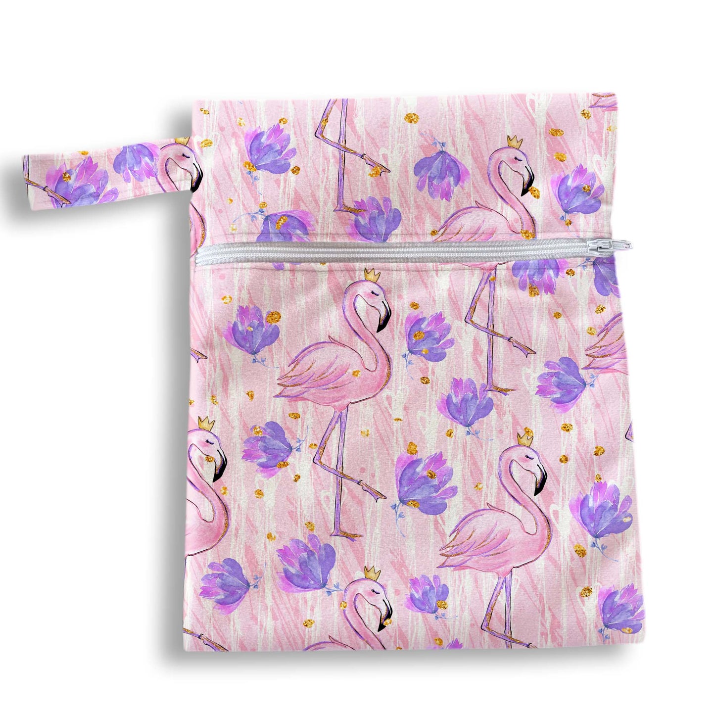 Bolsa flamingos 18 x 25 cms