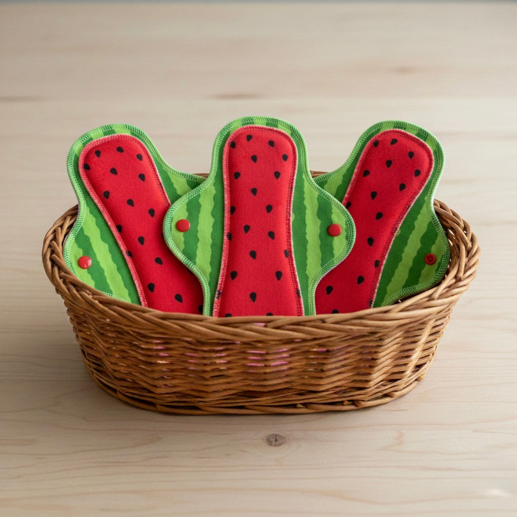 Pack 3 toallas flujo regular sandia 26 cms