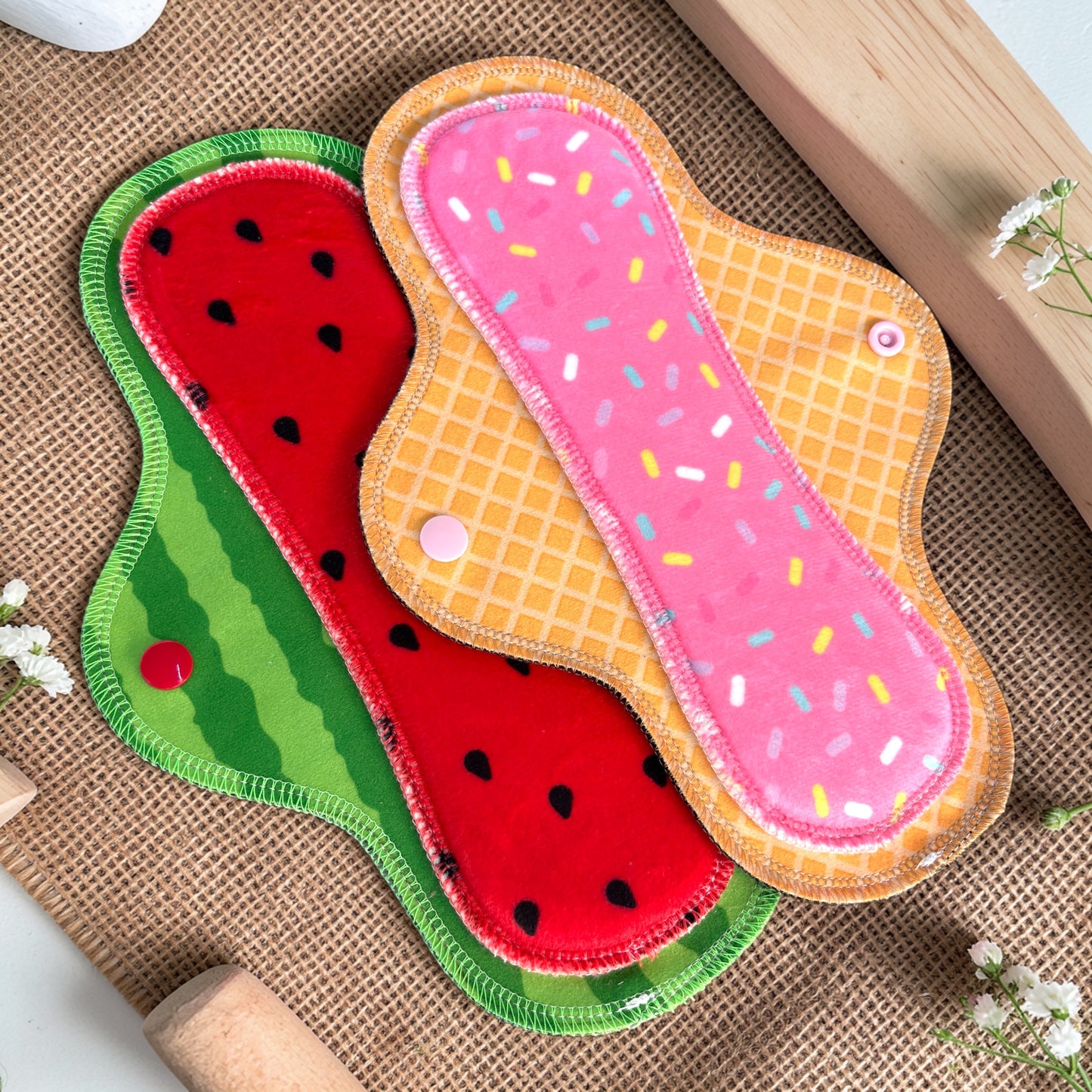 Pack dúo regular helado/sandía 26 cms