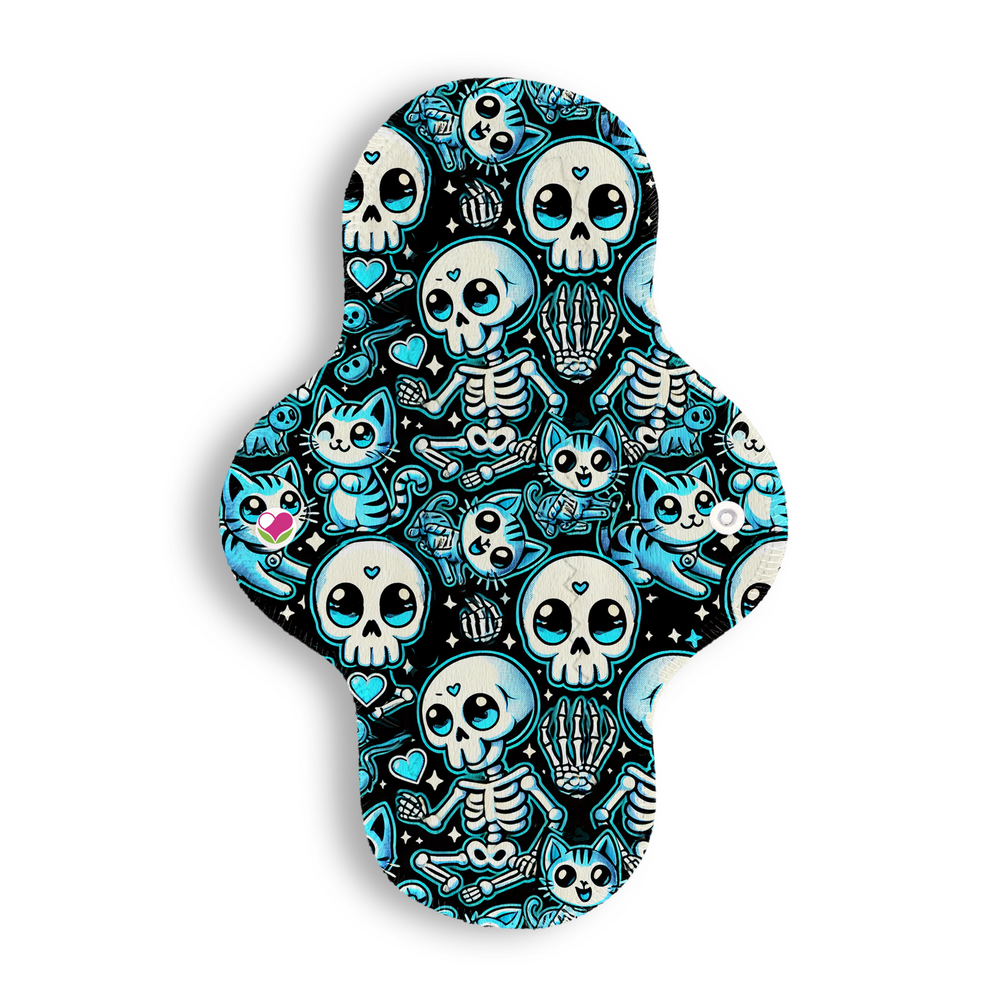 Regular huesitos halloween azul 26 cms