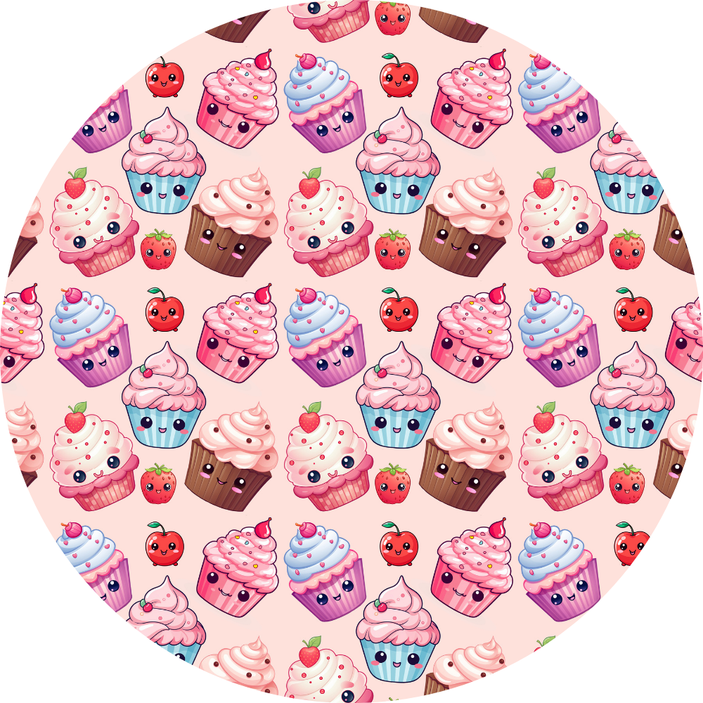 Mandil cupcakes kawaii