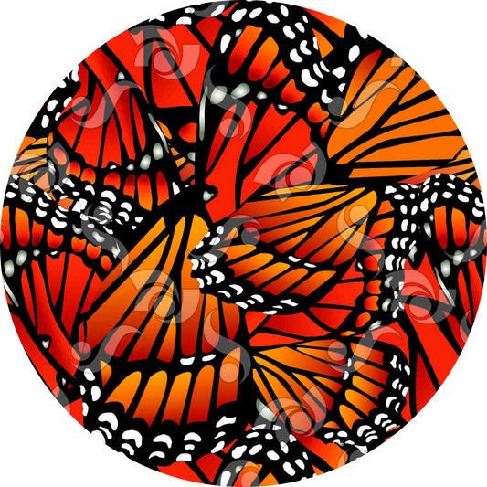 Mandil mariposas monarca