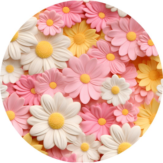 Mandil margaritas 3D