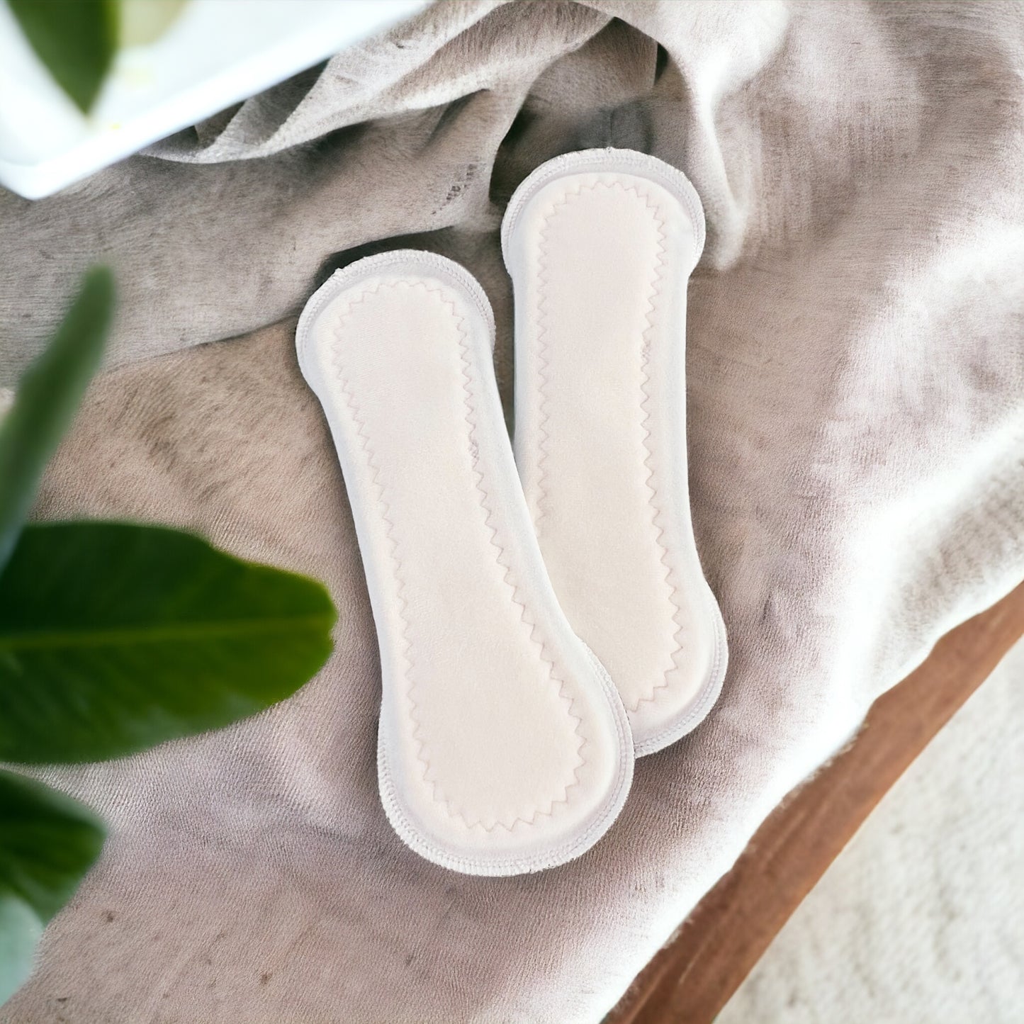 Dúo flujo abundante 29cms blanco minky