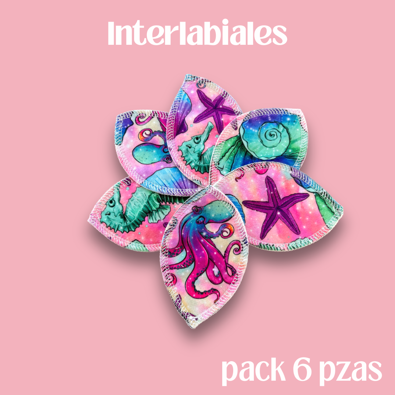 Interlabiales arrecife pack 6 pzas