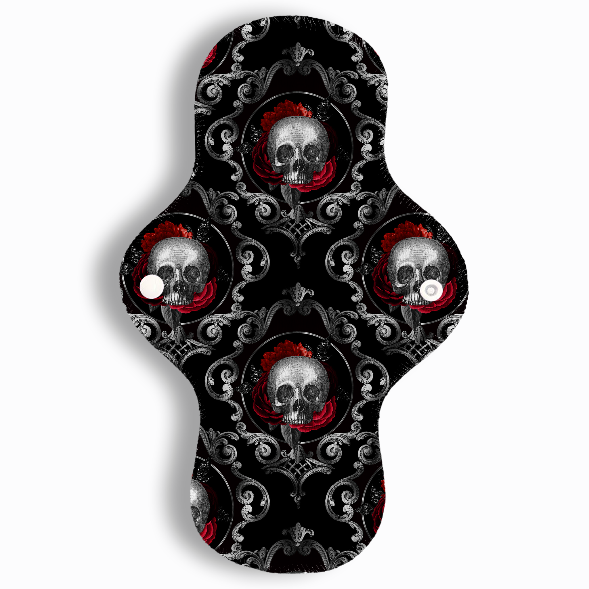 Abundante calaveras negro 29 cms