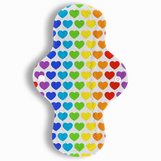CORAZONES COLORES BLANCO