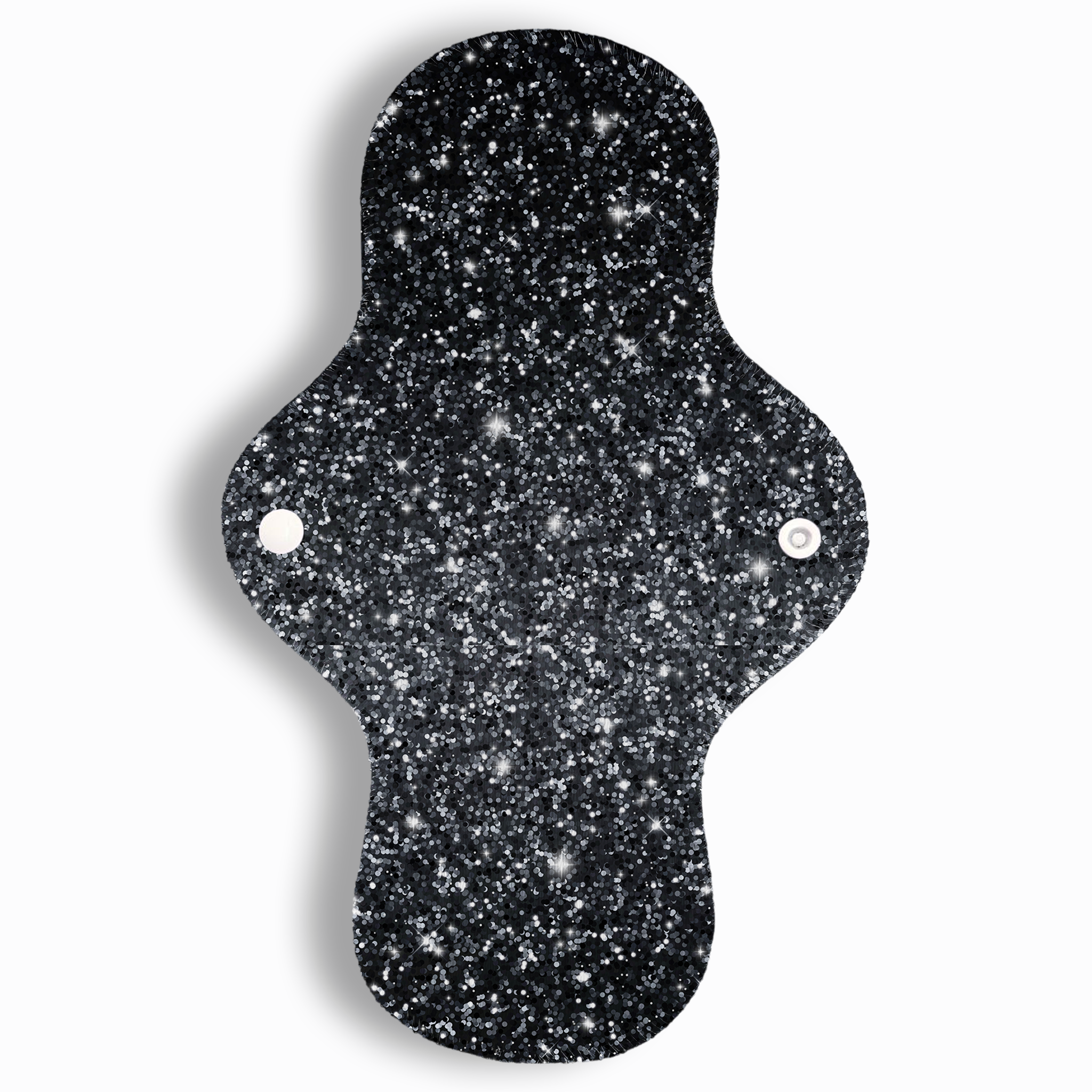 Abundante glitter negro 29 cms