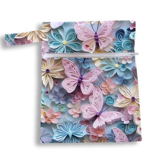 Bolsa mariposas papel 18 x 25 cms