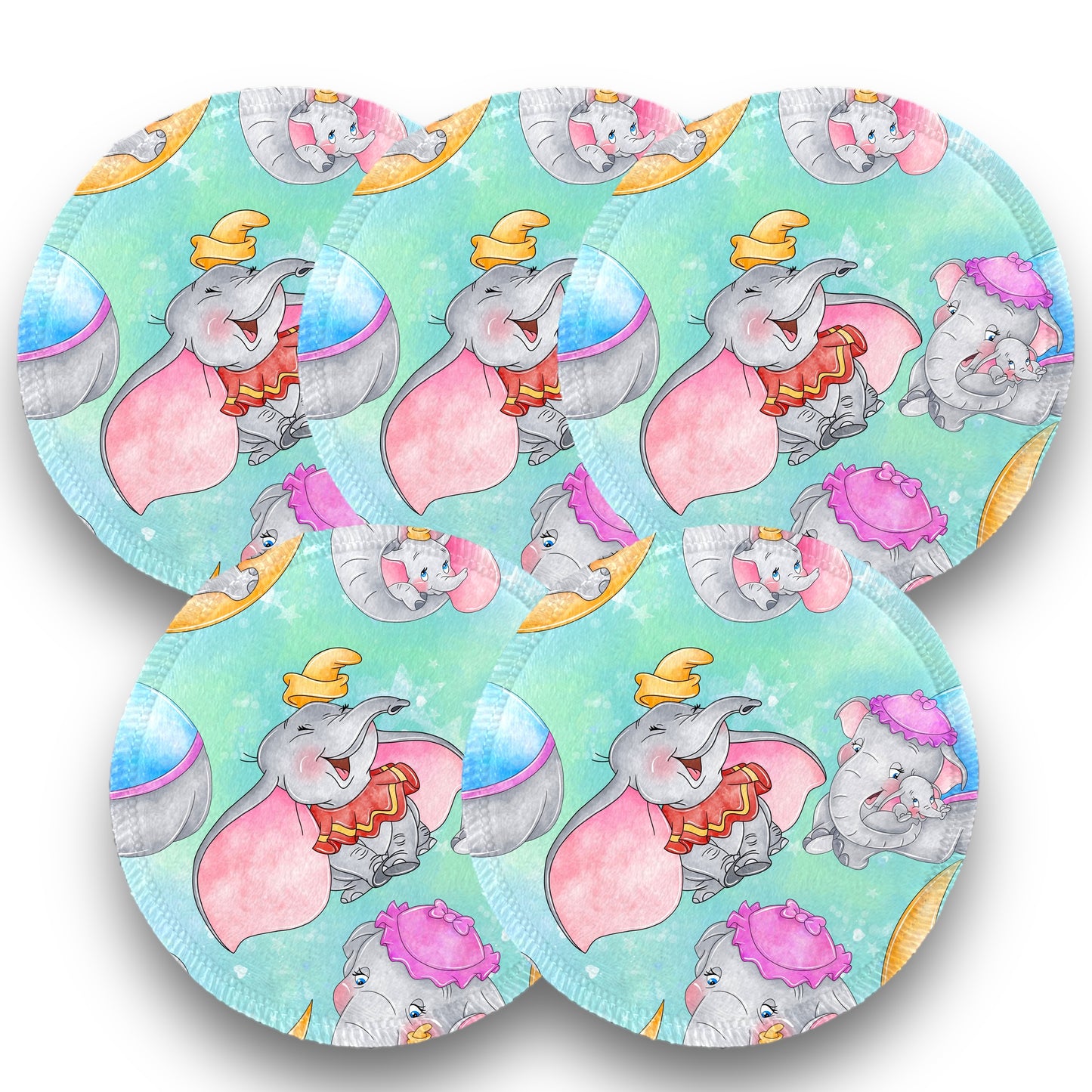Desmaquillantes dumbo pack 5 piezas 12 cms