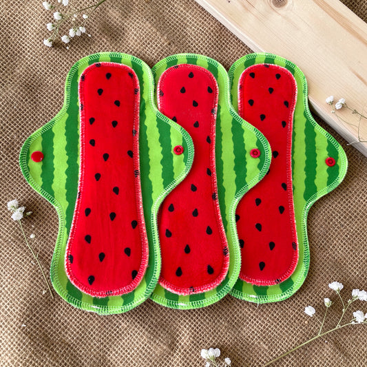 Pack 3 toallas flujo abundante sandia 29 cms