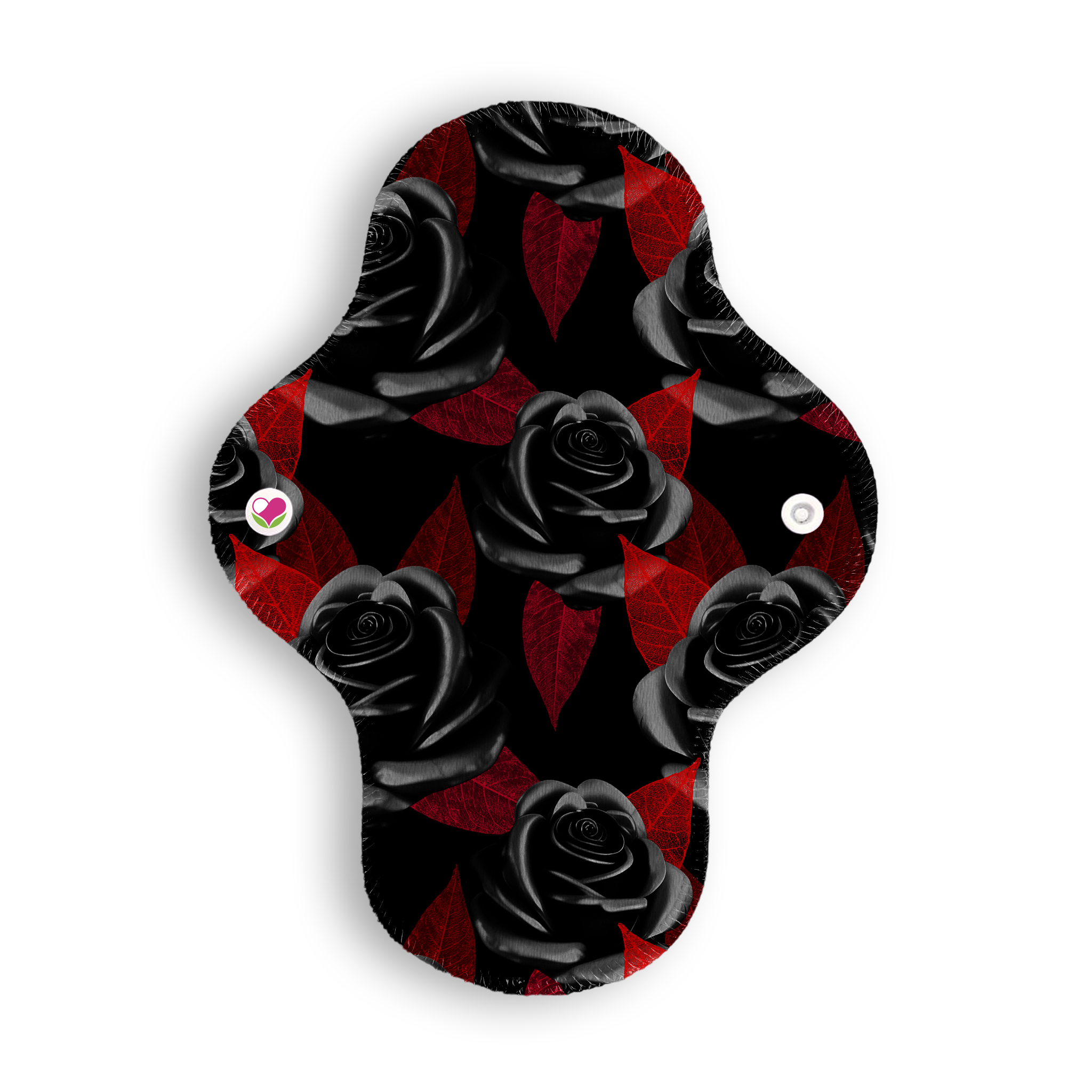 Ligera rosas negro 22 cms