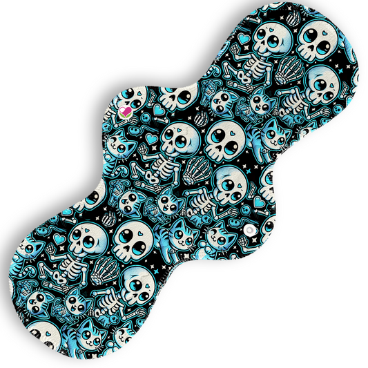 Nocturna huesitos halloween azul 36 cms