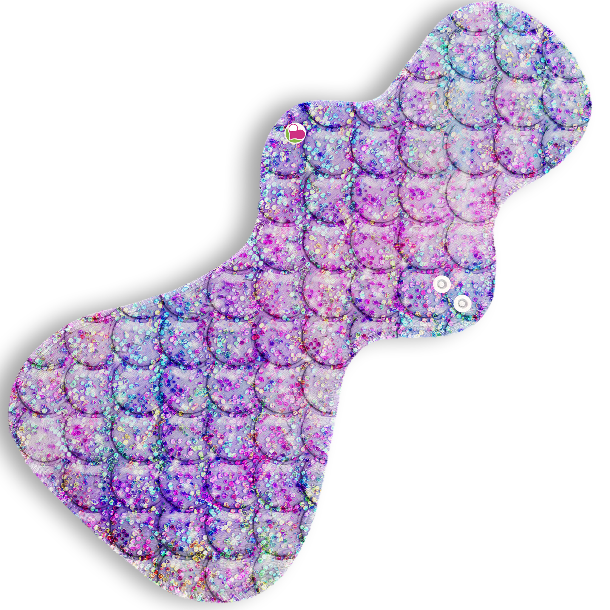 Plus escamas glitter lila 40 cms