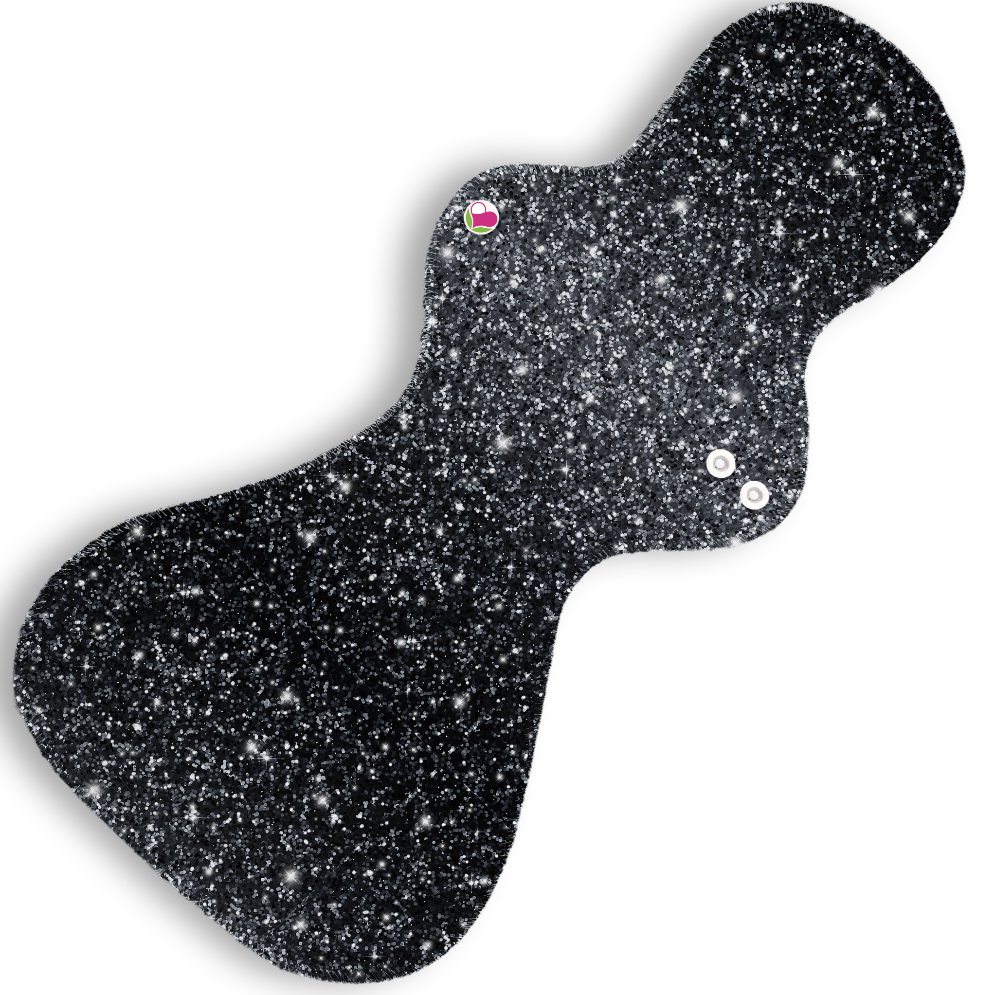 Plus glitter negro 40 cms