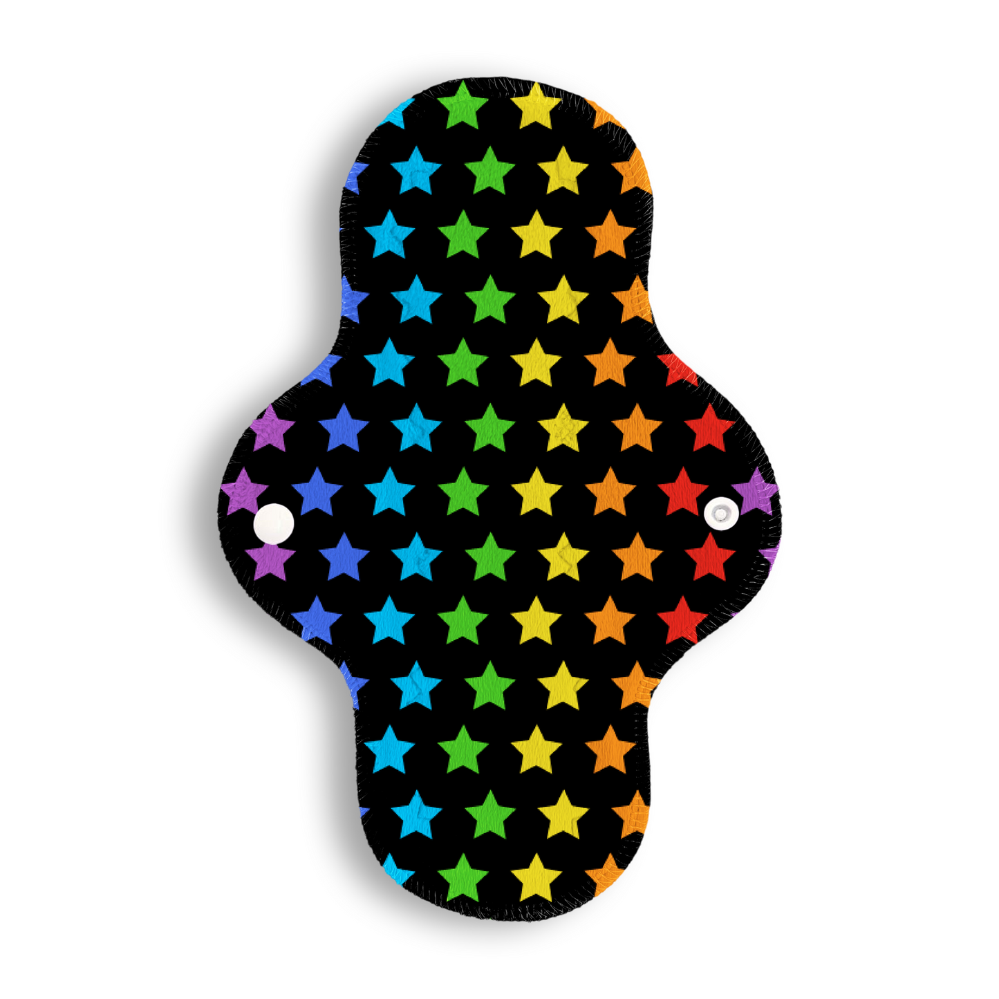 Regular estrellas colores fondo negro 26 cms