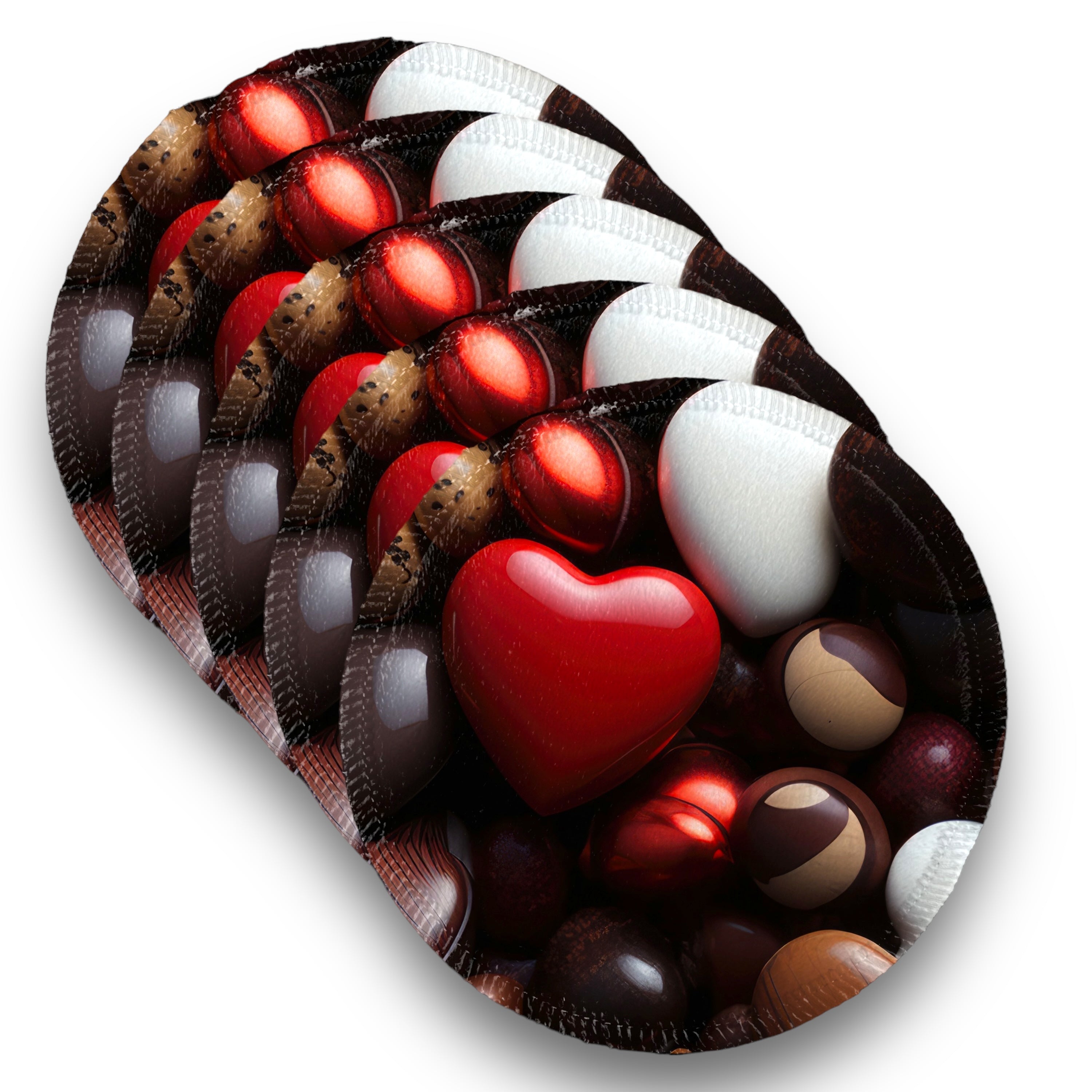 Desmaquillantes chocolates pack 5 piezas 12 cms