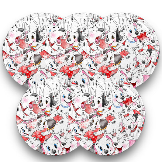 Desmaquillantes dalmatas pack 5 piezas 12 cms