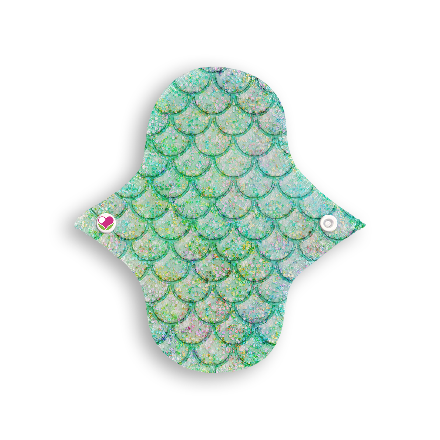 Panti protector escamas glitter menta 17 cms