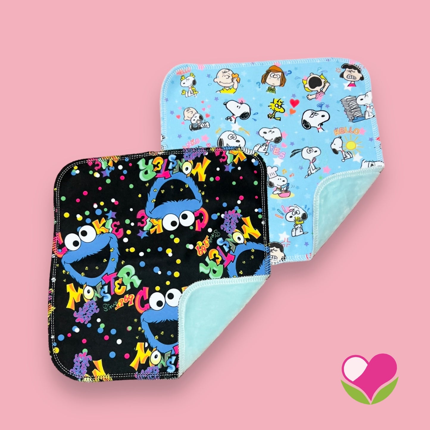 Pack 2 wipes desmaquillantes come galletas snoopy 22 cms