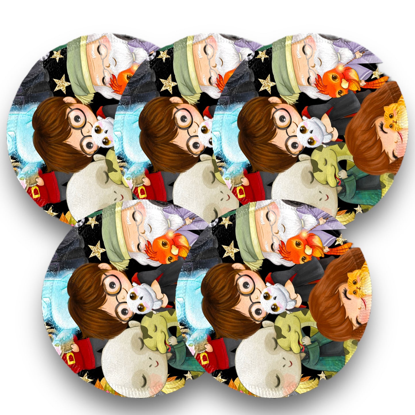 Desmaquillantes harry potter pack 5 piezas 12 cms