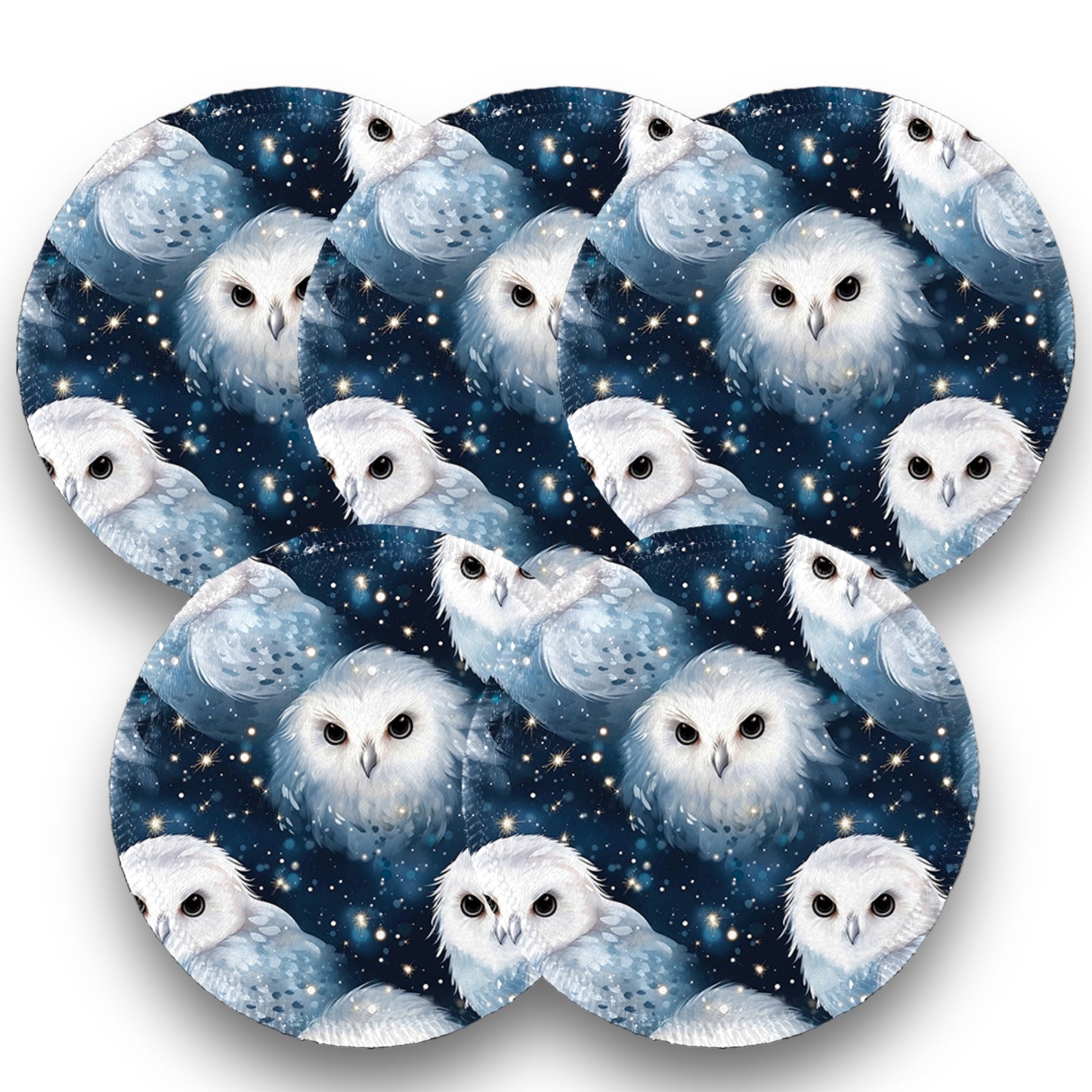 Desmaquillantes lechuzas pack 5 piezas 12 cms