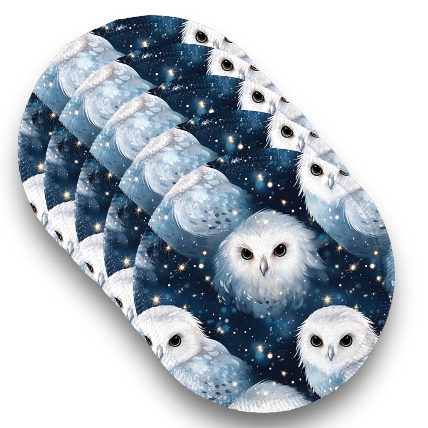 Desmaquillantes lechuzas pack 5 piezas 12 cms