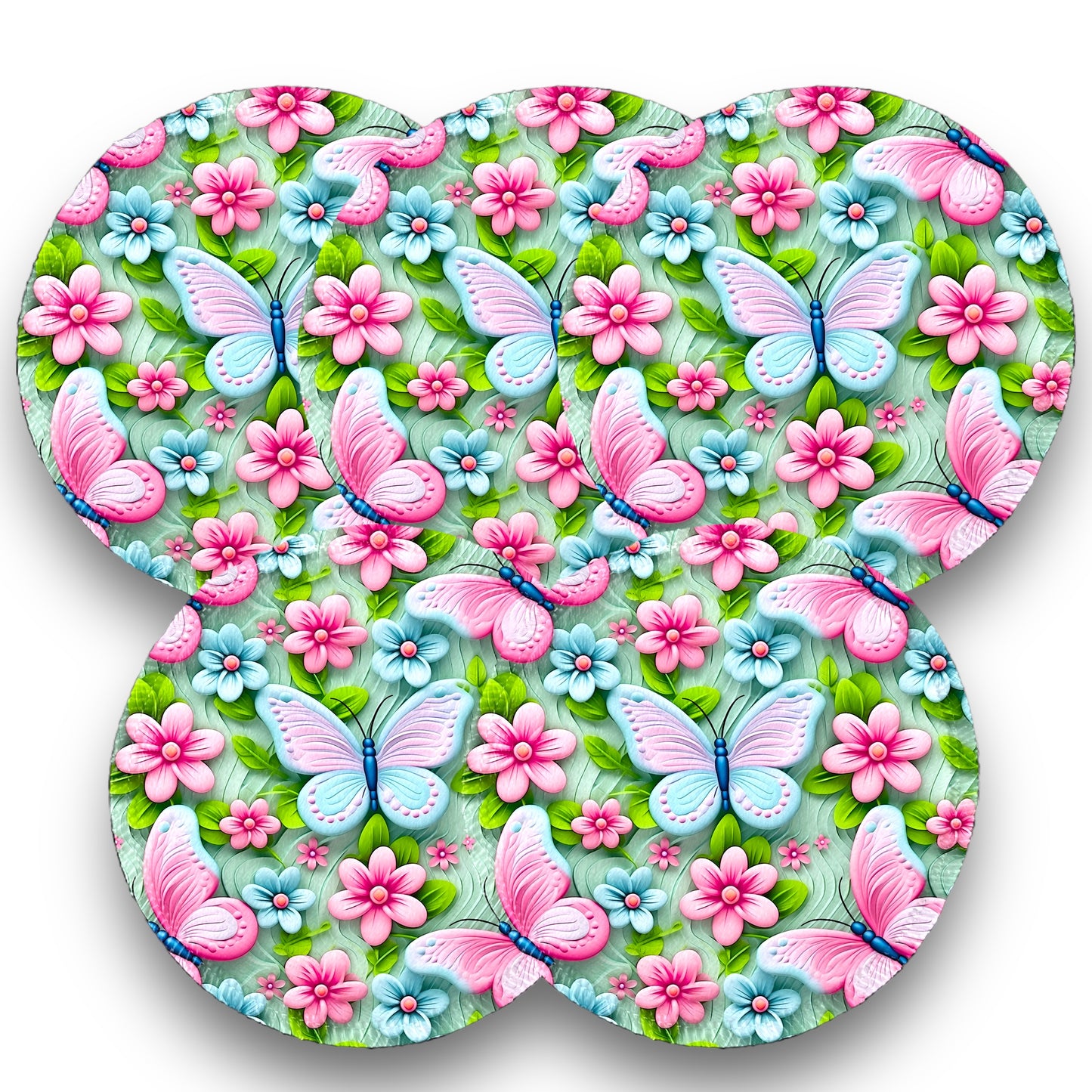 Pack 5 desmaquillantes mariposas pastel