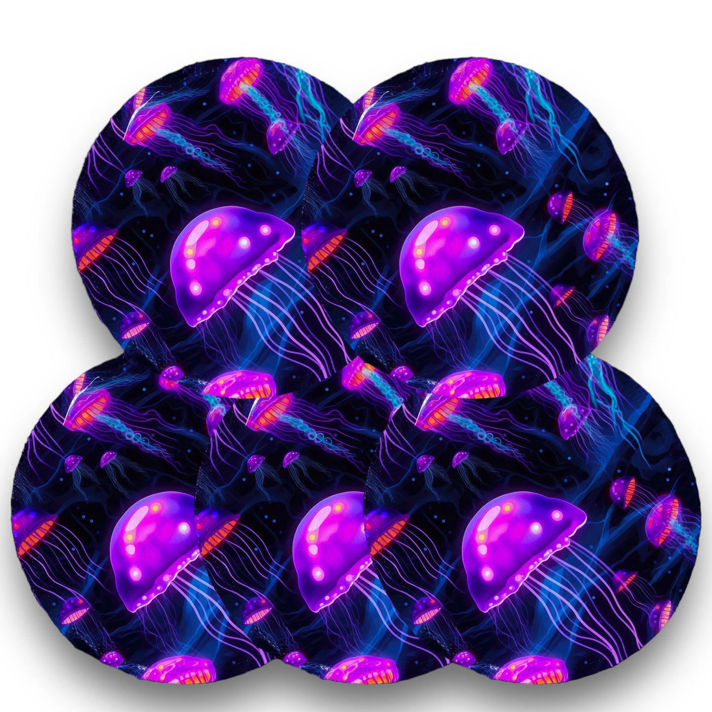 Desmaquillantes medusas pack 5 piezas 12 cms