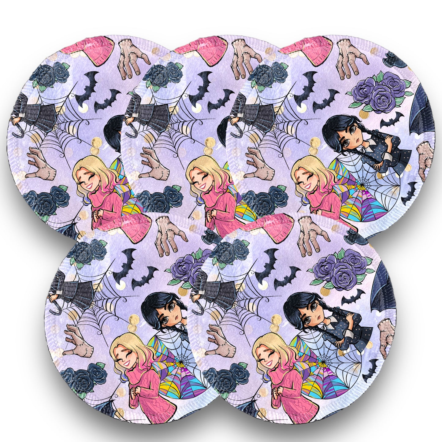 Desmaquillantes merlina colors pack 5 piezas 12 cms