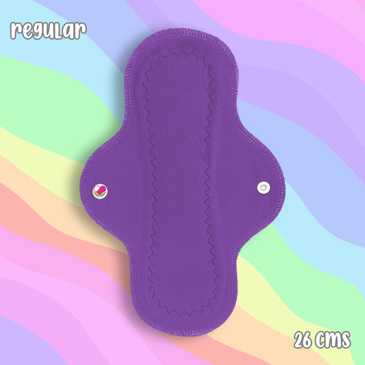 Regular minky morado 26 cms