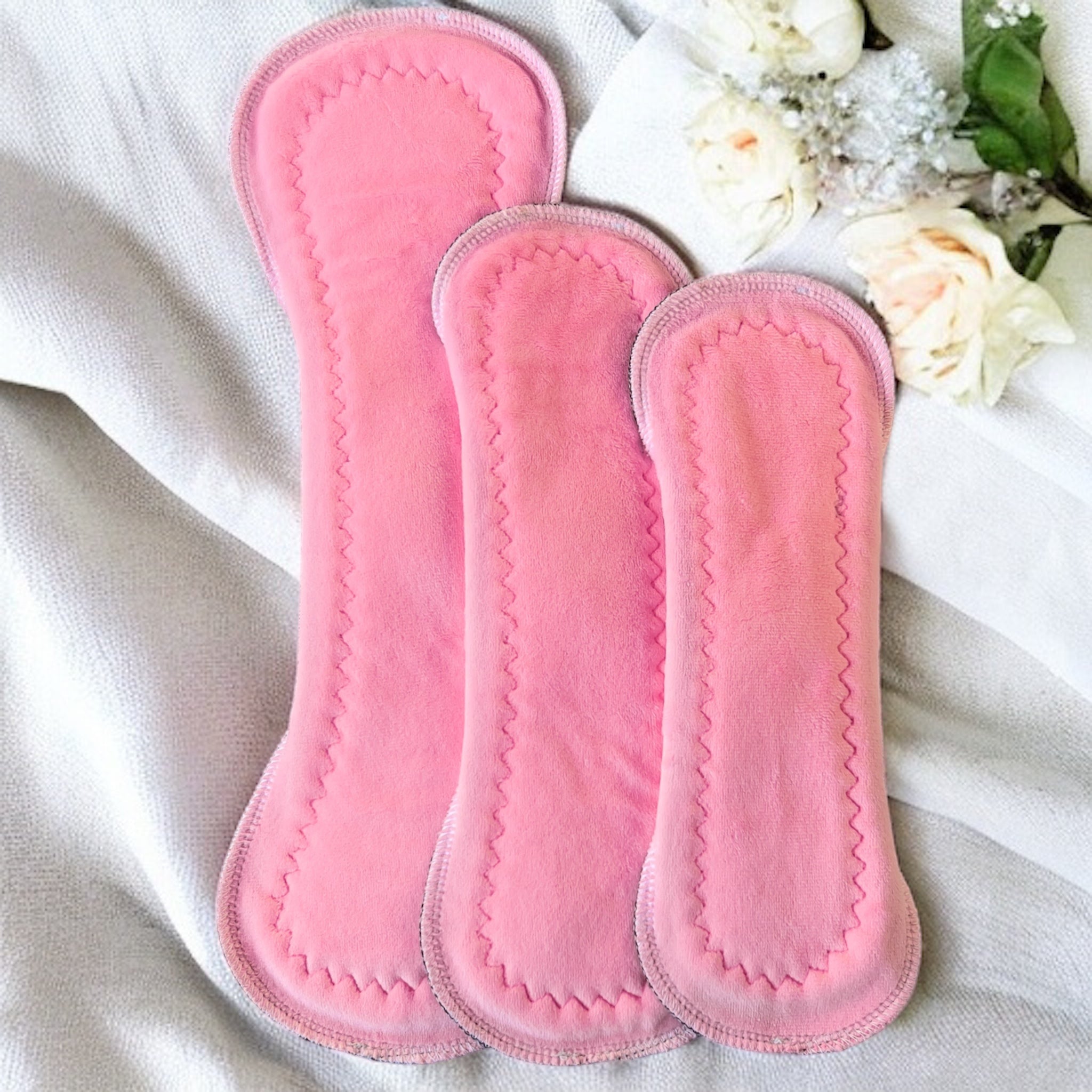 Pack prueba 3 toallas rosa chicle minky