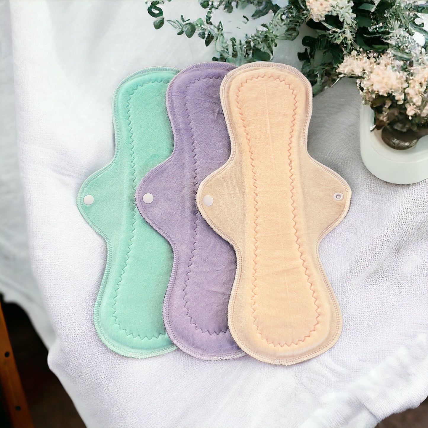 Trío nocturna 36cms pastel minky