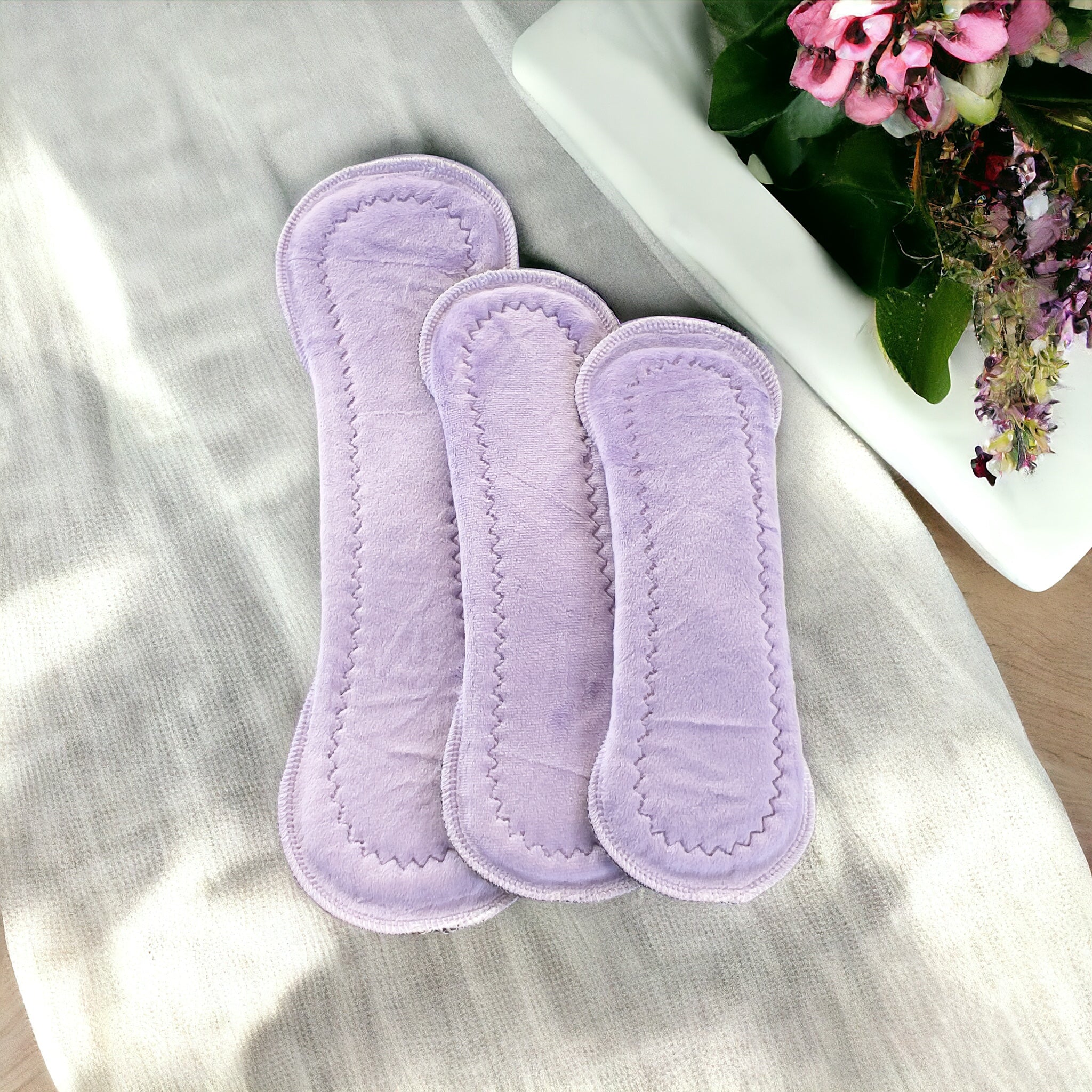 Pack prueba 3 toallas lila minky
