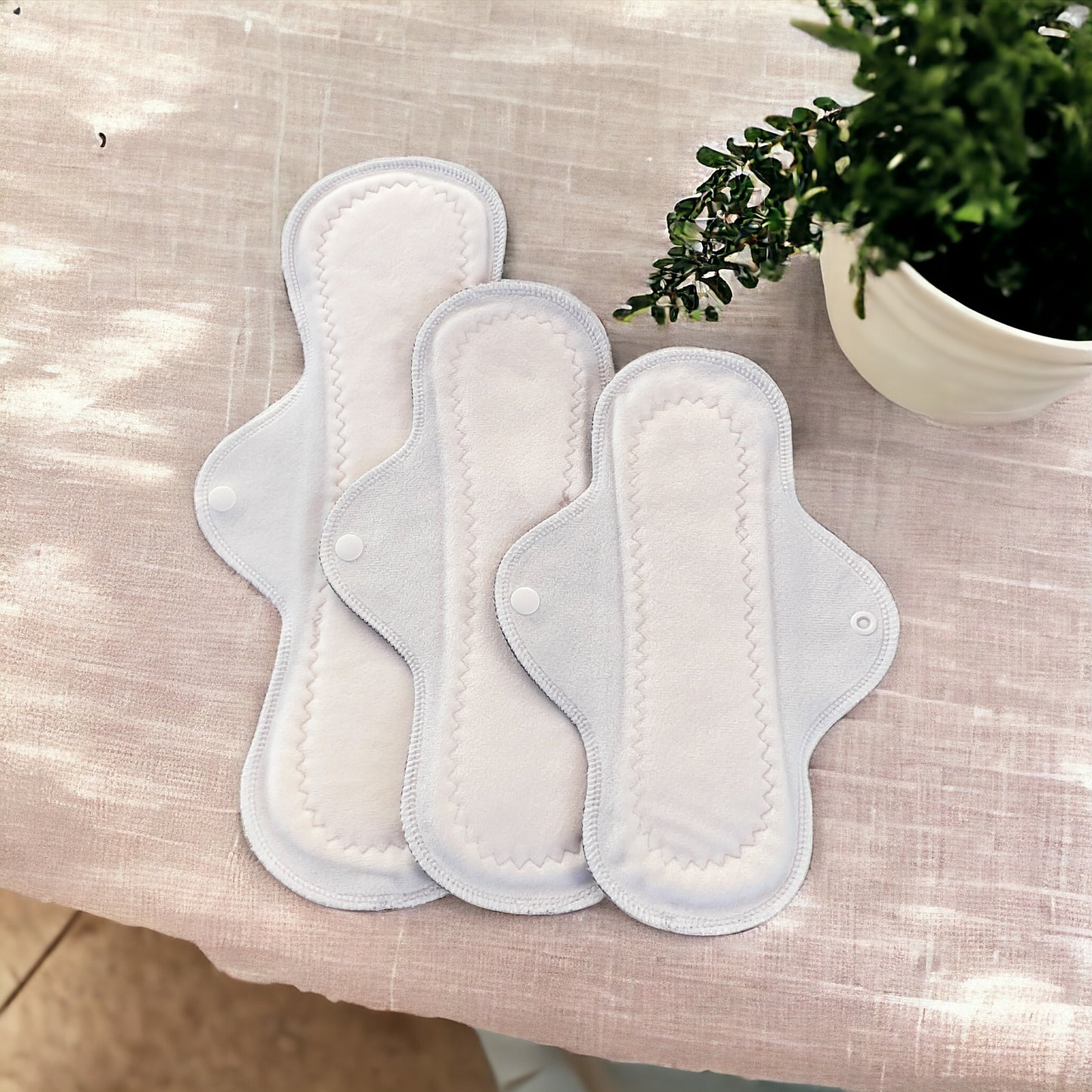 Pack prueba 3 toallas blanco minky