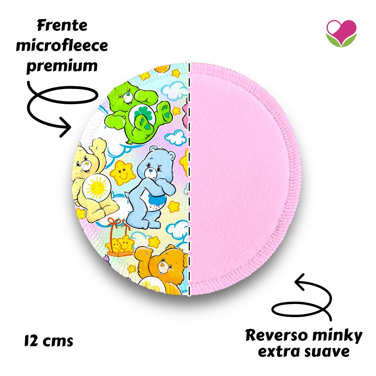 Desmaquillantes ositos cariñositos pack 5 piezas 12 cms