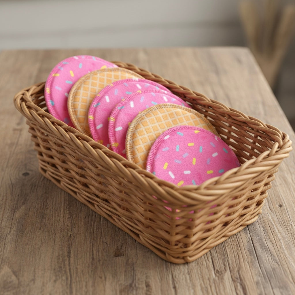 Desmaquillantes helado pack 6 piezas 12 cms