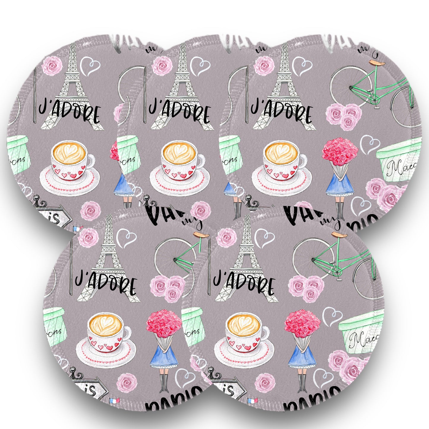 Desmaquillantes paris my love pack 5 piezas 12 cms