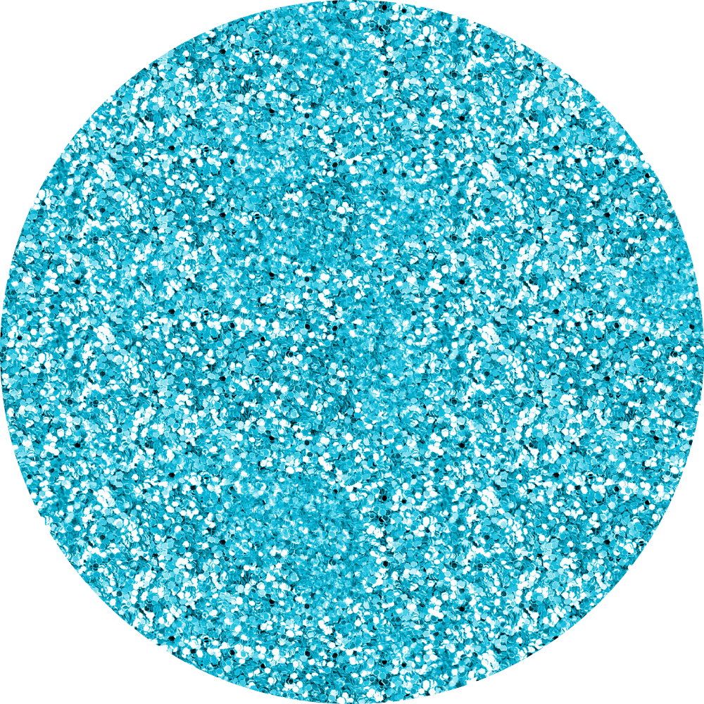 Mandil glitter azul