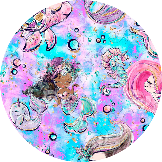 Mandil sirenas lila